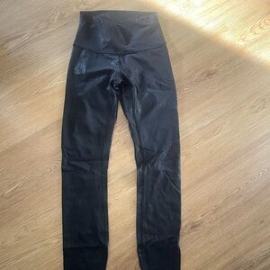 Lululemon Athletica Shiny Black Leggings